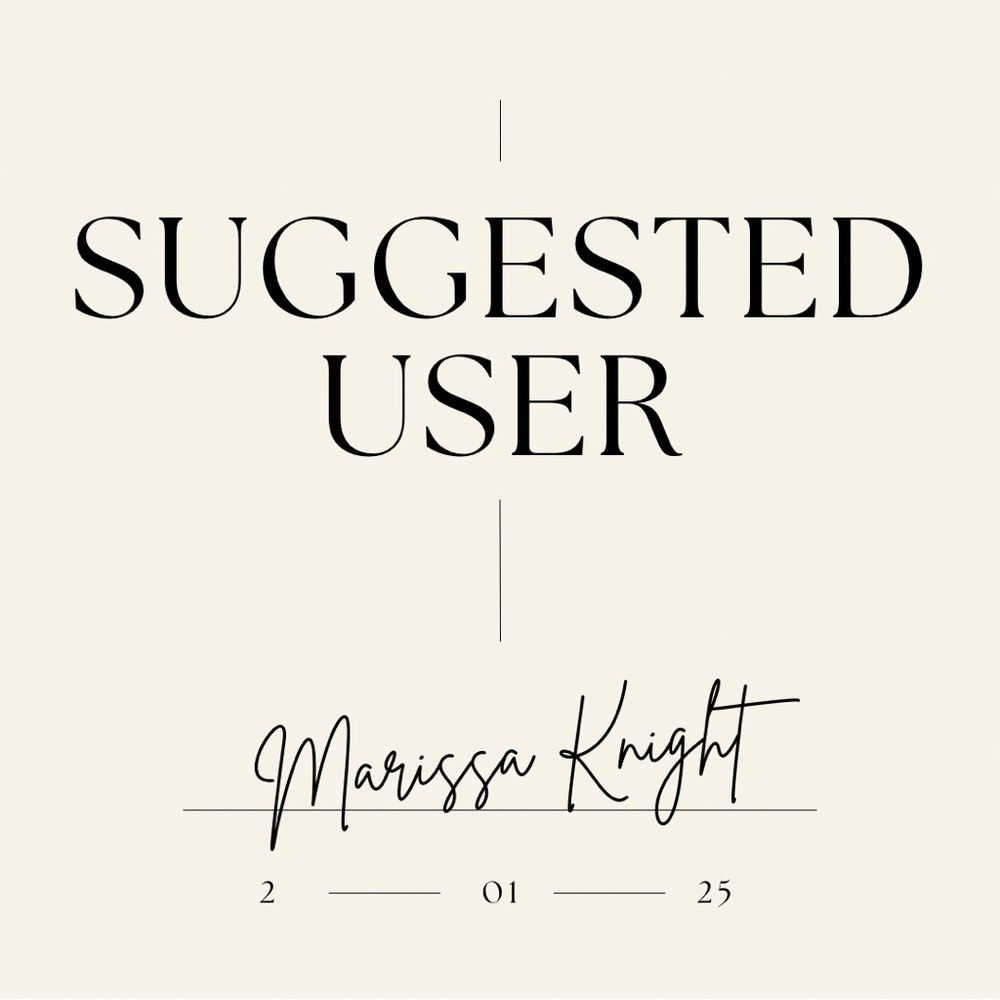 I'M A SUGGESTED USER!! 💅🏼💫